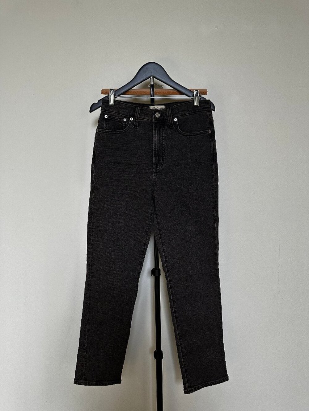 Madewell The Perfect Vintage Jean Lunar Wash Black Size 26